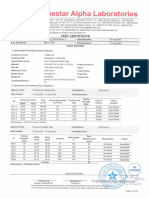 Sample Test report-HDPE