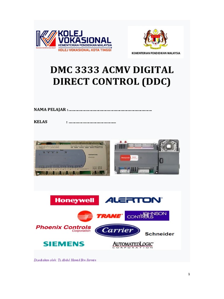Asas Kawalan HVAC di DMC Kelantan | PDF