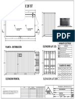 PLANO MÓDULO ALMACÉN DE 20´ST