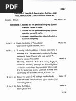 CIVILPROCEDURE CODE Oct, Nov 2021