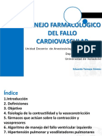 Manejo Farmacológico de Fallo Cardiovascular