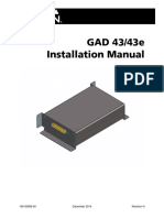 GAD 43/43e Installation Manual: 190-00899-00 December 2014 Revision H