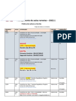 Planejamento aulas remotas leitura escrita