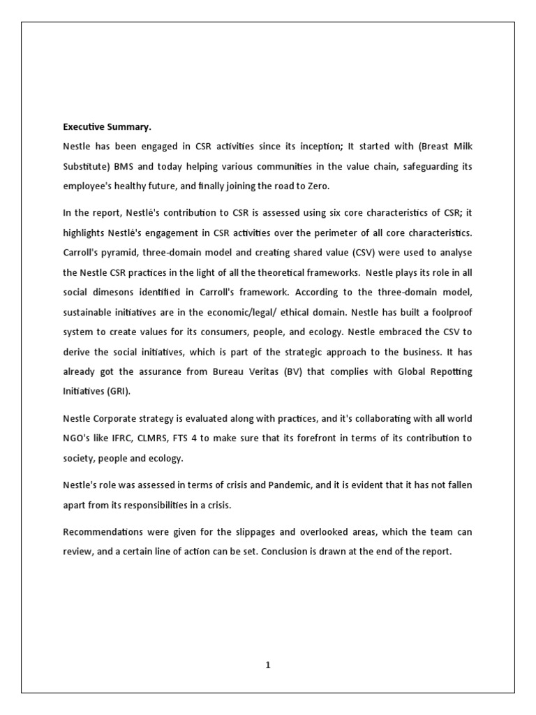 CSR New | PDF | Corporate Social Responsibility | Nestlé