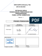 SP 014 HS W31 Petunjuk Kerja Perencanaan, Pemasangan Dan Pengoperasian Panel Listrik Sementara Edisi Ke 1