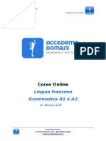 AccademiaDomani ProgrammaCorso LinguaFrancese GrammaticaA1eA2