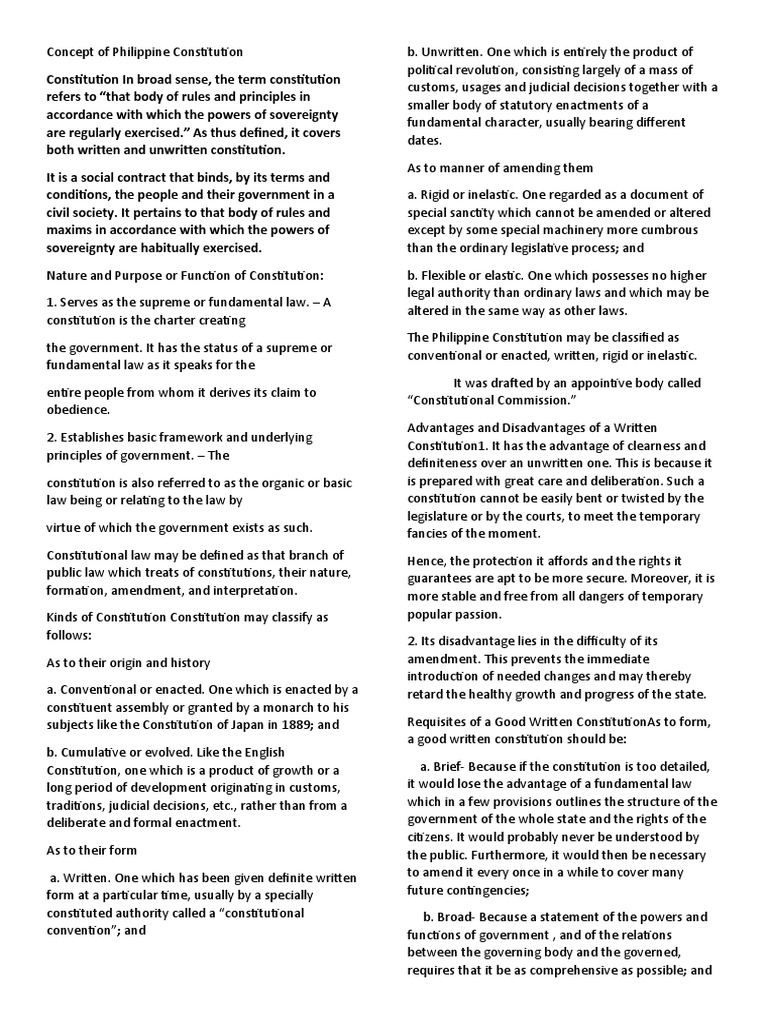 Understanding the Philippine Constitution | PDF | Constitution ...