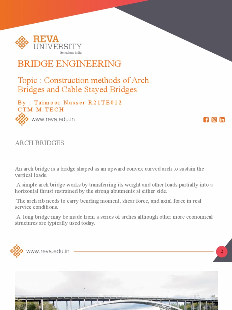 Bridge Engineering Topic Construction Methods of Arch Bridges and