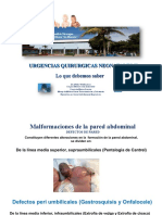 Urgencias Quirúrgicas Neonatales II