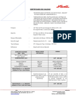 Certificado de Calidad Tubo Des 4 25.12.2020