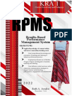 Results-Based Performance Management System: Ruth A. Ayudoc
