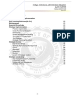 WEEK 7-9: Strategy Implementation Unit Learning Outcome (ULO A) Metalanguage Essential Knowledge Strategy Implementation