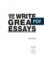 How To Write Great Essays
