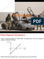 Topic 2: Kinematics