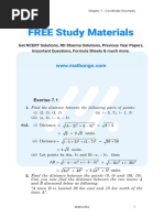 NCERT Solutions Class 10 Maths Chapter 7 Coordinate Geometry