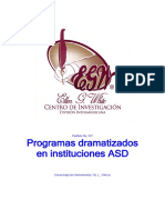 56 Programas Dramatizados en Instituciones Adventistas
