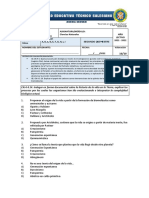 Cuestionario 10mo de Estudio