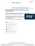 Taliaferro Et Al. - 2009 - Spiritual Well-Being and Suicidal Ideation Among College Students-Annotated