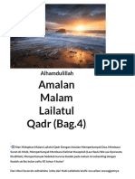 Amalan Malam Lailatul Qadr 4