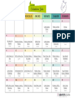 Calendario Expres Julio 2022