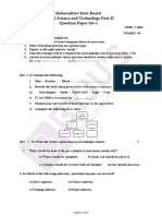 Class 10 Science and Technology Part2 Question Paper Set1