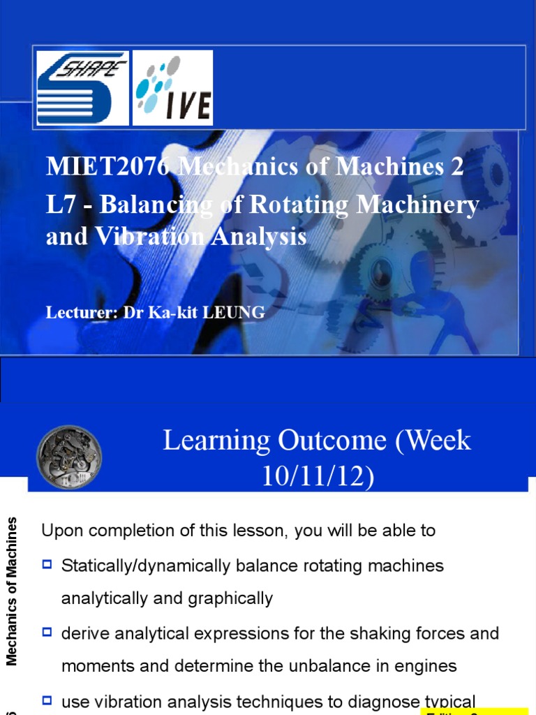 Balancing Rotating Machinery Techniques | PDF | Rotation Around A Fixed ...