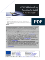 Newsletter COMPASS Fonduri UE Nr.37 Februarie 2011