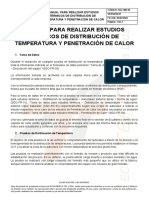 Manual para Realizar Estudios Térmicos de Distribución de Temperatura Y Penetración de Calor