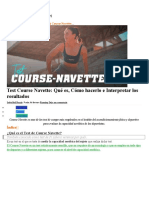 Test Course Navette