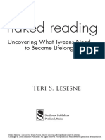 Naked Reading Uncovering What Tweens Need To Become Lifelong Readers (Teri Lesesne)