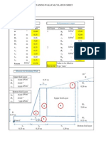 Retaining Wall's Input Soil Parameter's Input