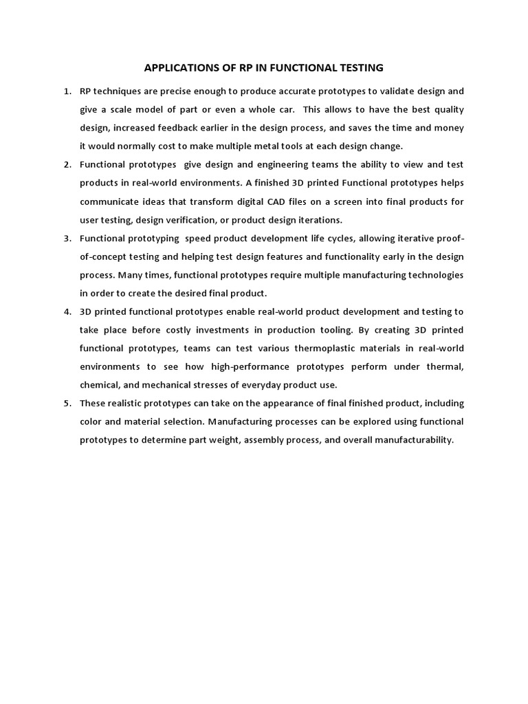 Applications of RP in Functional Testing | PDF | Art | Computers
