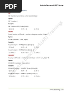 5. DAX Functions - Math and Statistical Functions