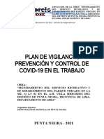 Plan de Vigilancia Covid Punta Negra