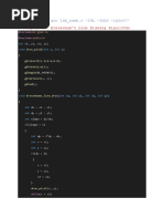 program 1 - Bresenham's Line Drawing Algorithm: / To Compile GCC Lab - Name.c - LGL - lGLU - Lglut