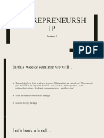 Entrepreneurship - S3