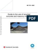 Australia - CSIRO-HB 155. Guide To The Use of Recycled Concrete and Masonry Materials