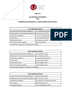 Calendario académico 2022 UNQ