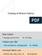 14-15 Costing of Woven Fabrics