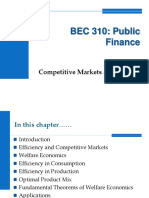 Lecture02 - Competitive Markets and Welfare Economics