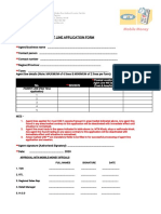 Agent Line Application Form New - 2020