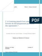 Abdelkarim El Yahyaoui E Learning Dissertation Le 07