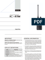 IC-41W Instruction Manual