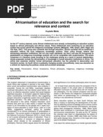Download African Philosophy of Education by Frederick Leonard SN58281619 doc pdf