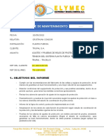 Ajustes y Pruebas de Reles de Protecciones en Media Tension Del Sistema Planta Fuerza Trupal y Caldera TSXG Trupal - Trujillo