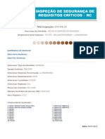 Inspeção de desligado em Gurupi com 100% de conformidade