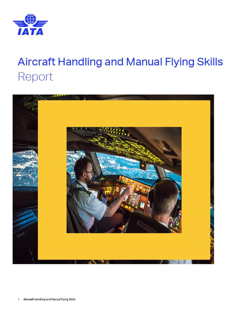 Iata Report Aircraft Handling Manual Flying Skills PDF Automation