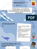 Analisis Proximal, Contenido de Aminoácidos Esenciales y Relación Calcio-Fosforo en Algunas Especies de Pescados