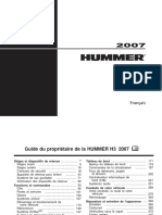 2007 Hummer H3 Manual FR CA