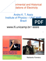 The Experimental and Historical Foundations of Electricity: Andre K. T. Assis Institute of Physics - Unicamp Brazil